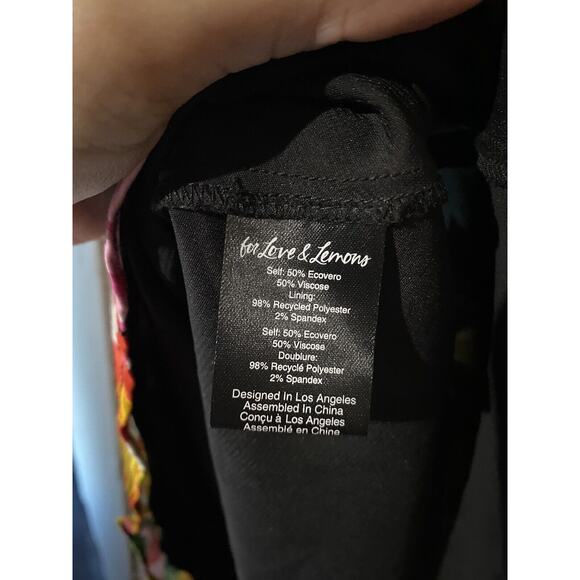 For Love And Lemons Mallory Mini Dress EUC Size Xsmall - Picture 4 of 5